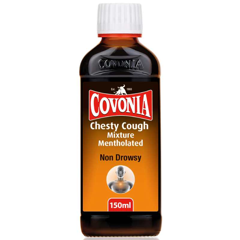Covonia Chesty Cough Mixture 150ml available online at Anfield Pharmacy, Liverpool