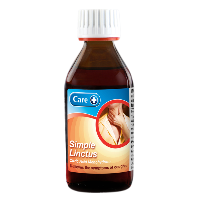 Care Simple Linctus BP 200ml available online at Anfield Pharmacy, Liverpool