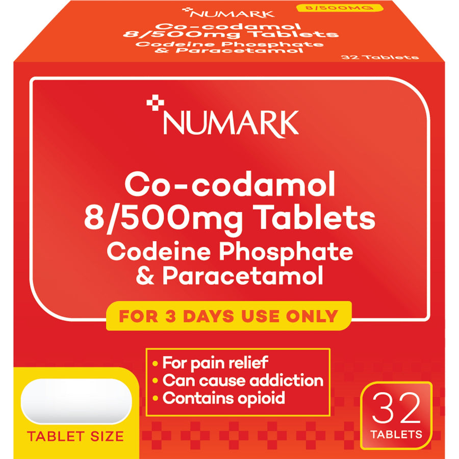 Numark Co-codamol 8mg/500mg Tablets (32) - Anfield Pharmacy