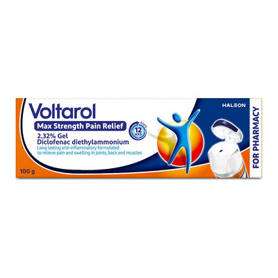 Voltarol Max Strength 12 Hour Pain Relief 2.32% Gel 100g - Anfield Pharmacy