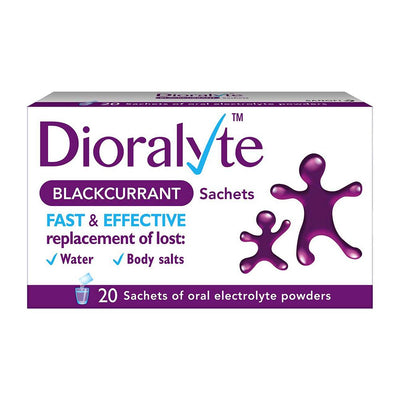 Dioralyte Blackcurrant Rehydration Sachets (20) - Anfield Pharmacy