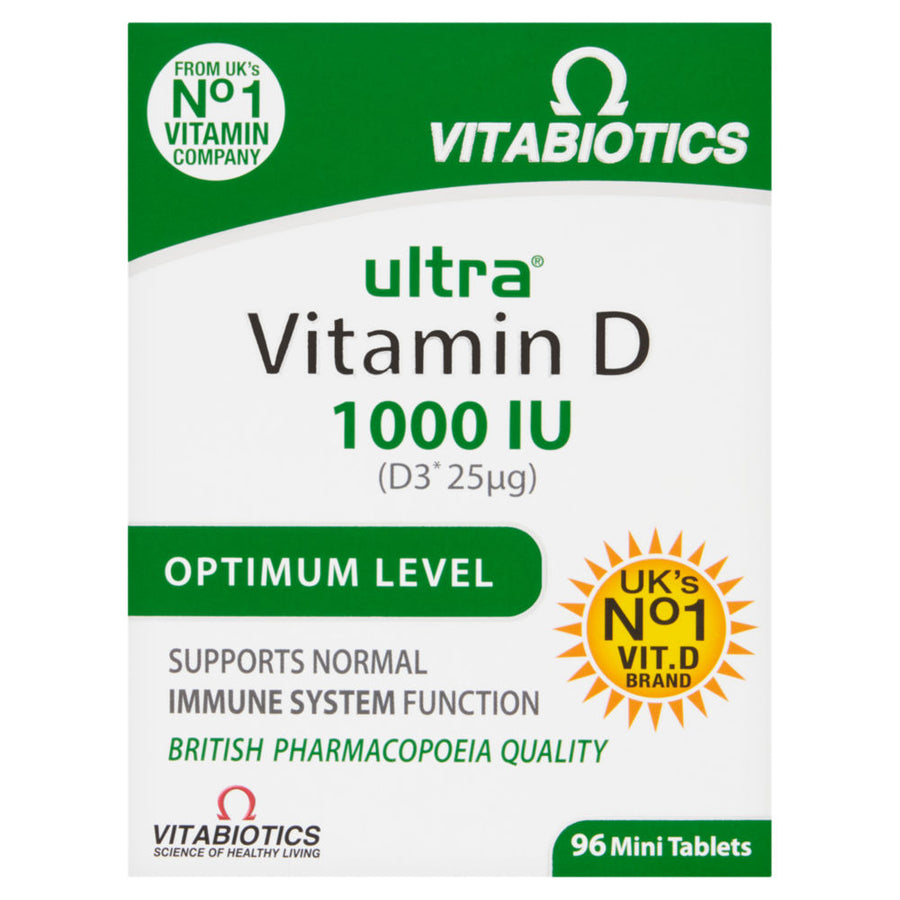 Vitabiotics Ultra Vitamin D 1000 IU Tablets (96) - Anfield Pharmacy