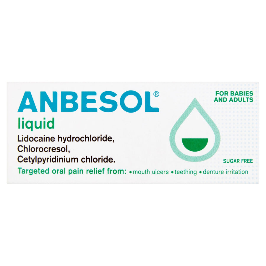 Anbesol Liquid 10ml - Anfield Pharmacy