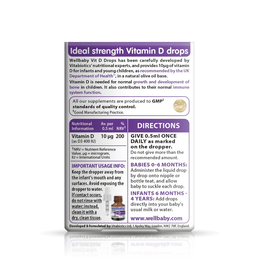 Anfield Pharmacy Children's Vitamin D Drops