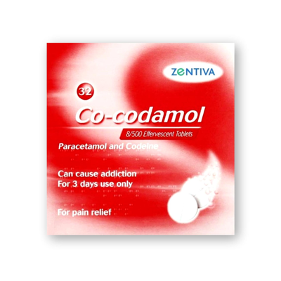 Co-codamol 8mg/500mg Effervescent Tablets (32)