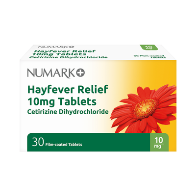 Cetirizine 10mg Hayfever & Allergy Relief Tablets (30) - Anfield Pharmacy