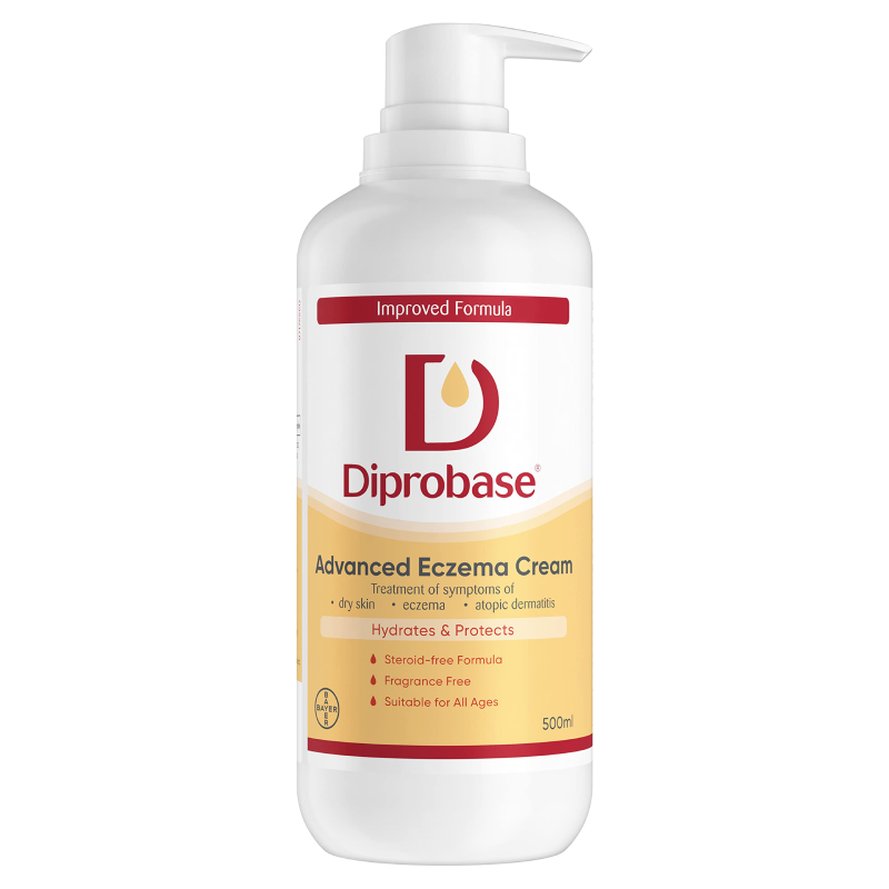 Diprobase Advanced Eczema Cream 500ml cream available online at Anfield Pharmacy, Liverpool