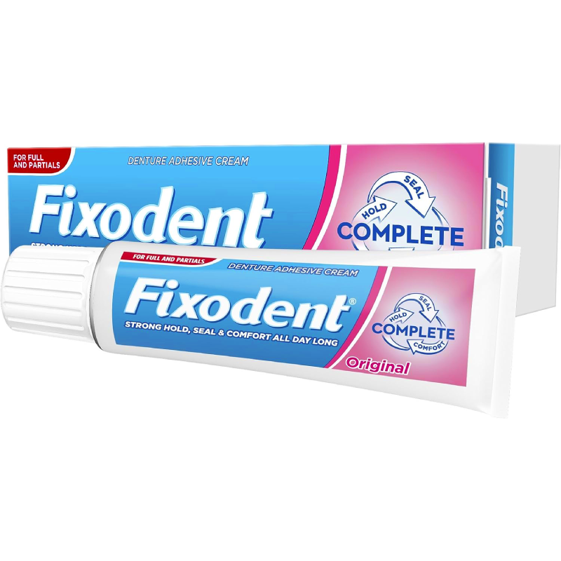 Fixodent Complete Original Denture Adhesive Cream cream available online at Anfield Pharmacy, Liverpool