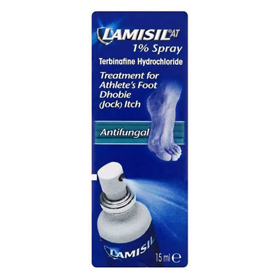 Lamisil AT 1% Aqua Spray 15ml spray available online at Anfield Pharmacy, Liverpool