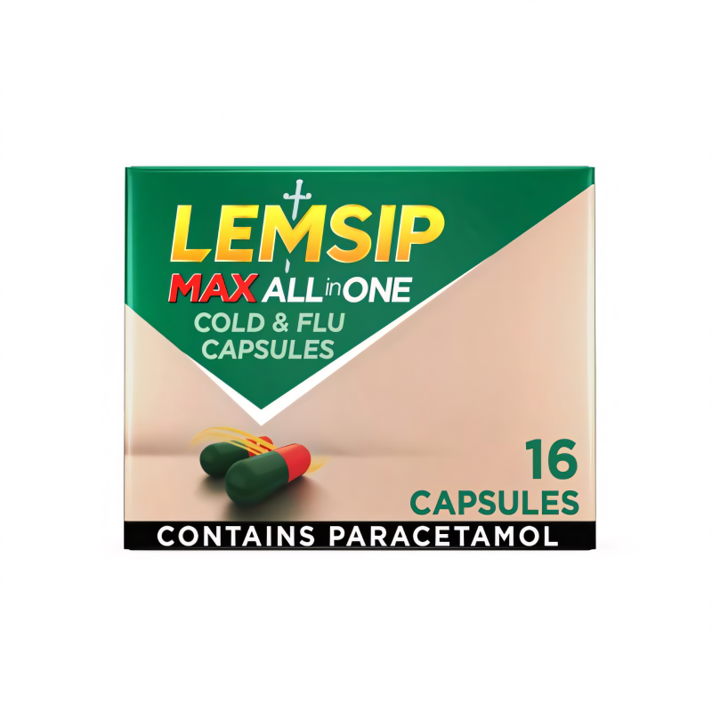 Lemsip Max All In One Capsules capsules available online at Anfield Pharmacy, Liverpool