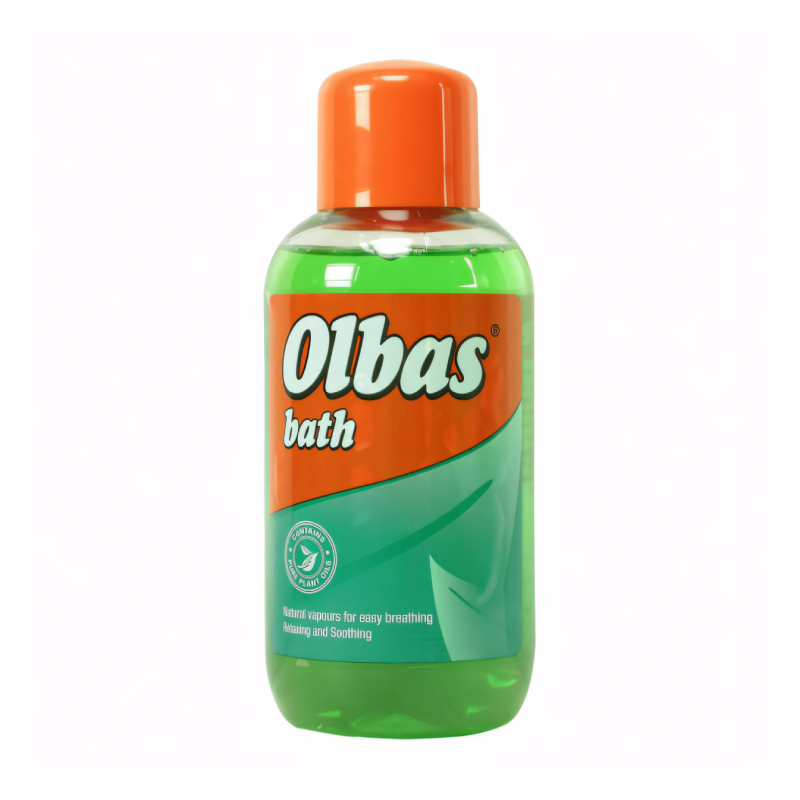 Olbas Bath Oil 250ml oil available online at Anfield Pharmacy, Liverpool