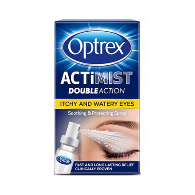 Optrex Actimist Double Action Itchy & Watery Eyes available online at Anfield Pharmacy, Liverpool