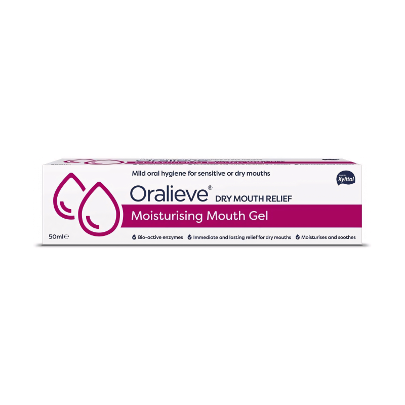 Oralieve Moisturising Dry Mouth Gel 50ml gel available online at Anfield Pharmacy, Liverpool