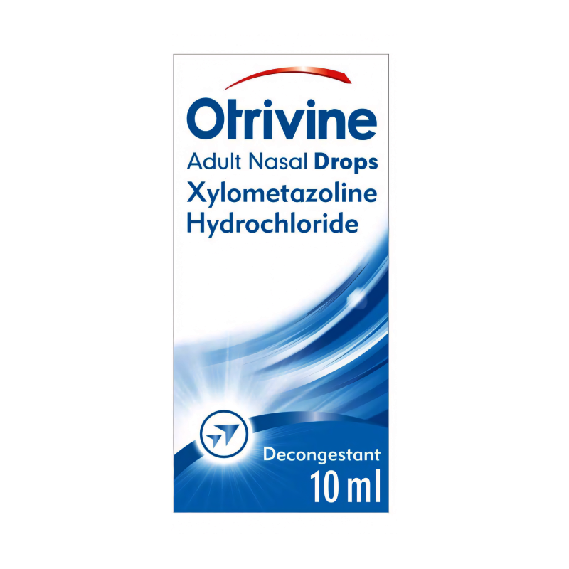Otrivine Adult Nasal Drops 10ml drops available online at Anfield Pharmacy, Liverpool