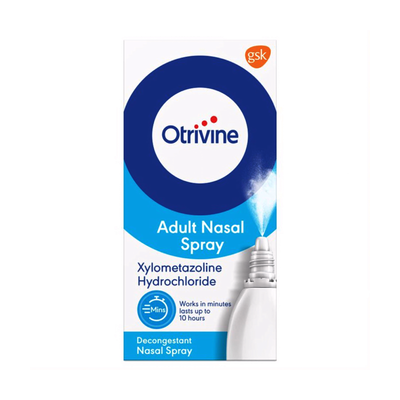 Otrivine Adult Nasal Spray 10ml nasal spray available online at Anfield Pharmacy, Liverpool