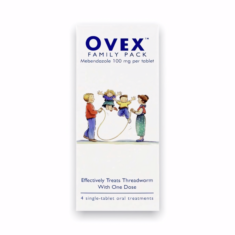 Ovex Mebendazole Tablets tablets available online at Anfield Pharmacy, Liverpool