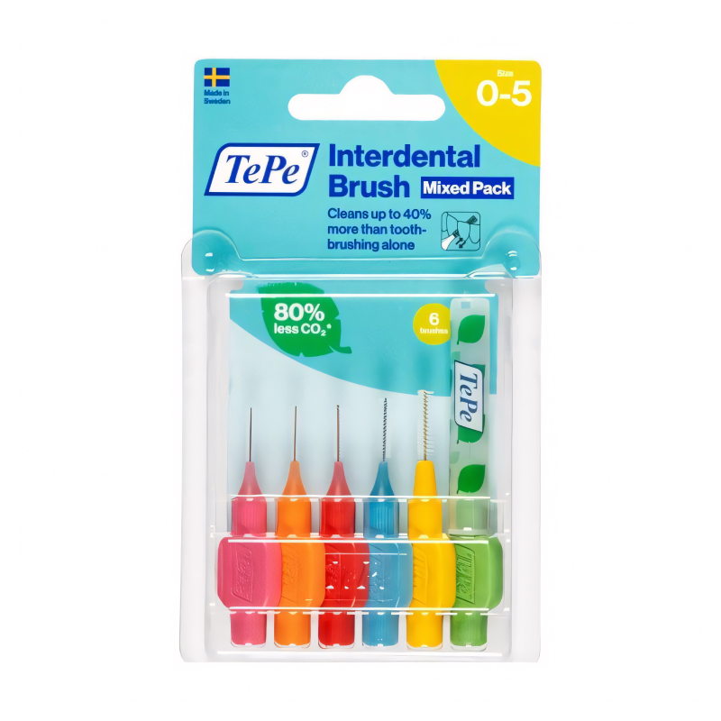 Tepe Interdental Brush Mixed Pack brush available online at Anfield Pharmacy, Liverpool