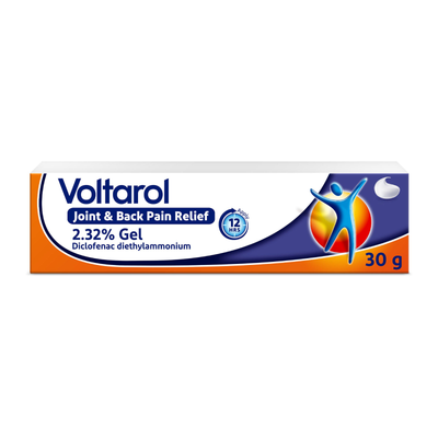 Voltarol Joint & Back Pain Relief 2.32% available online at Anfield Pharmacy, Liverpool