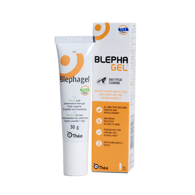 Blephagel Daily Eyelid Cleansing Sterile Gel gel available online at Anfield Pharmacy, Liverpool