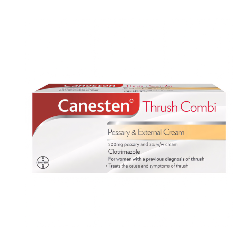 Canesten Thrush Combi Pessary & Cream cream available online at Anfield Pharmacy, Liverpool