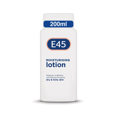 E45 Moisturising Lotion lotion available online at Anfield Pharmacy, Liverpool