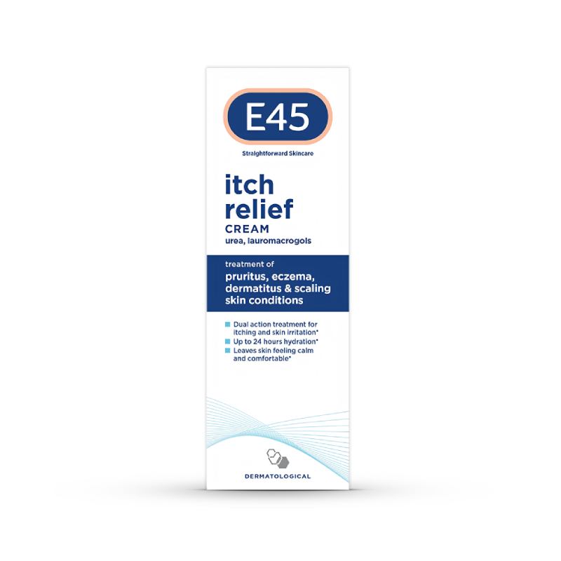 E45 Itch Relief Cream cream available online at Anfield Pharmacy, Liverpool