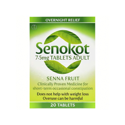 Senokot Tablets Adult (20) tablets available online at Anfield Pharmacy, Liverpool