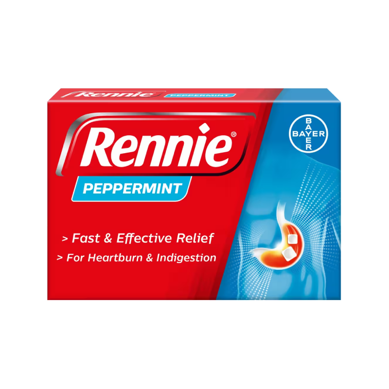 Rennie Peppermint Tablets tablets available online at Anfield Pharmacy, Liverpool