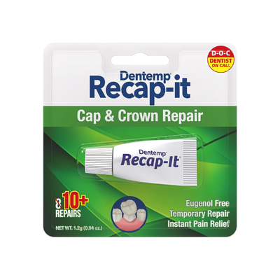 Dentemp Recap-it Cap & Crown Repair available online at Anfield Pharmacy, Liverpool