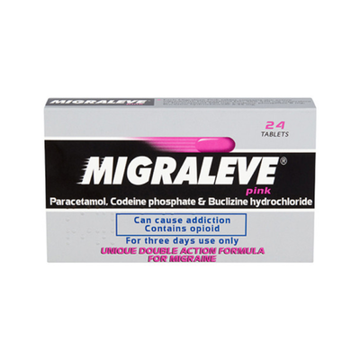 Migraleve Pink Tablets tablets available online at Anfield Pharmacy, Liverpool