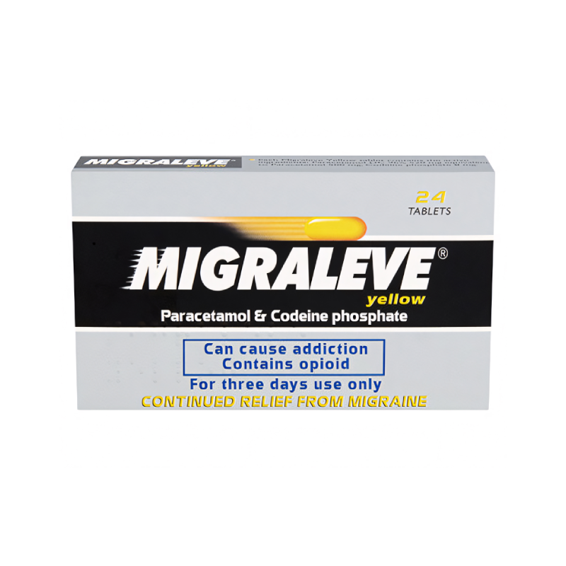 Migraleve Yellow Tablets tablets available online at Anfield Pharmacy, Liverpool