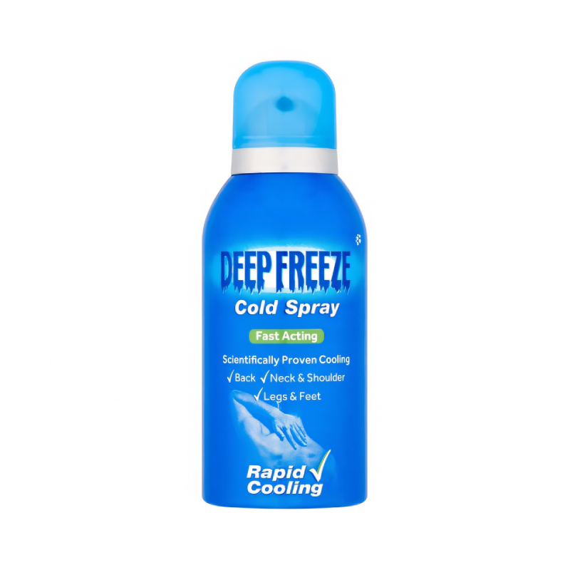 Deep Freeze Cold Spray 150ml spray available online at Anfield Pharmacy, Liverpool