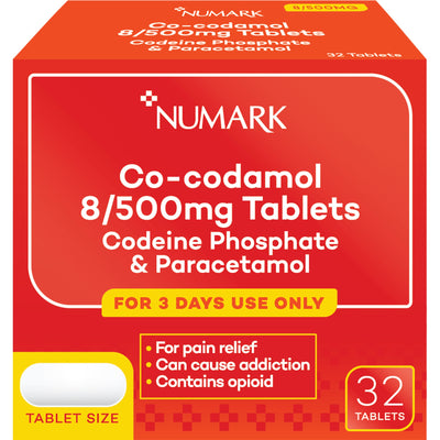 Numark Co-codamol 8mg/500mg Tablets (32) - Anfield Pharmacy