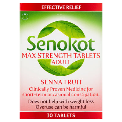 Senokot Max Strength Tablets (10) - Anfield Pharmacy