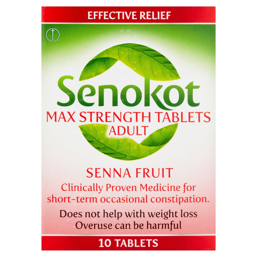 Senokot Max Strength Tablets (10) - Anfield Pharmacy
