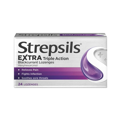 Strepsils Extra Triple Action Lozenges (24)