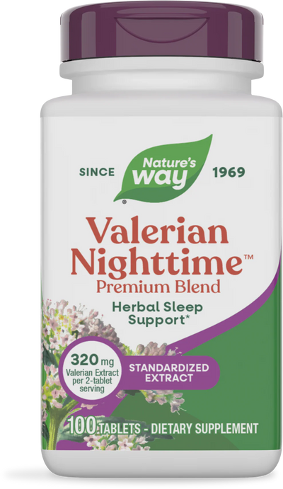 Valerian Night-time Herbal Tablets tablets available online at Anfield Pharmacy, Liverpool