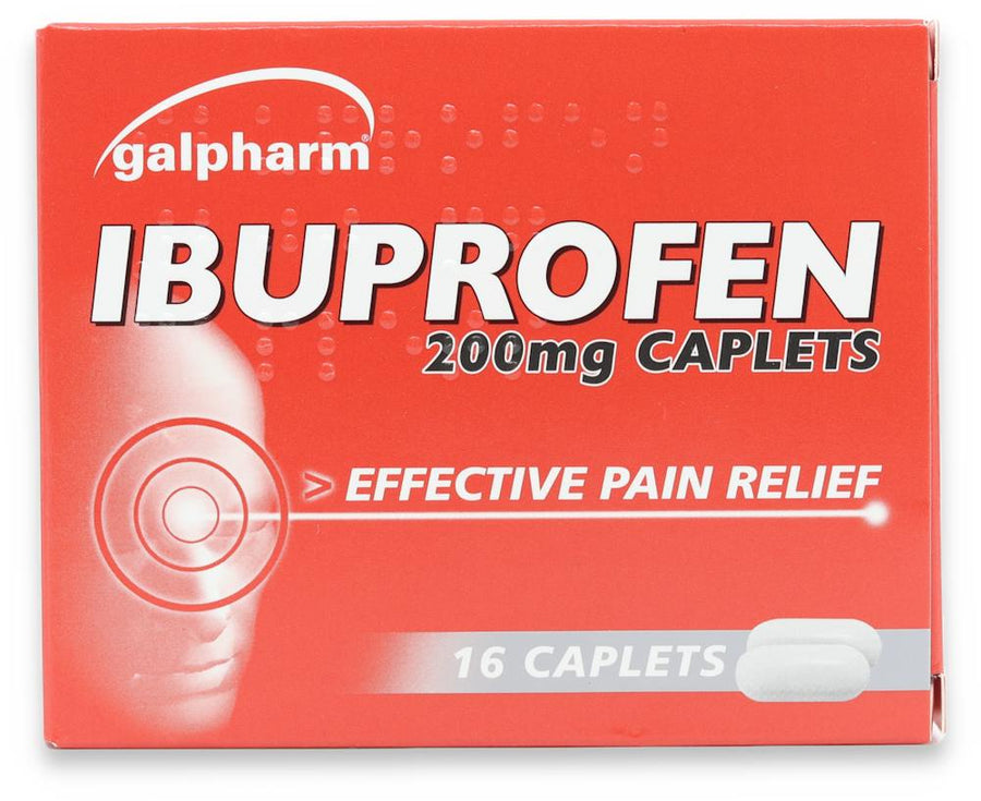 Galpharm Ibuprofen 200mg Caplets (16) - Anfield Pharmacy