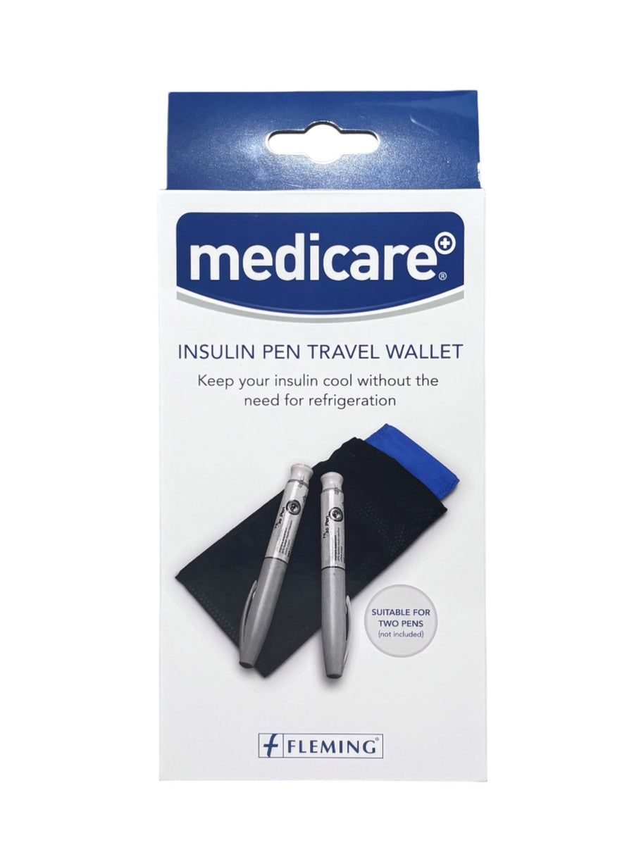 Medicare Insulin Pen Travel Wallet pack, keeps insulin cool without refrigeration, suitable for two pens